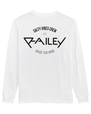 tee - shirt blanc kitesurf railey clothing unisexe